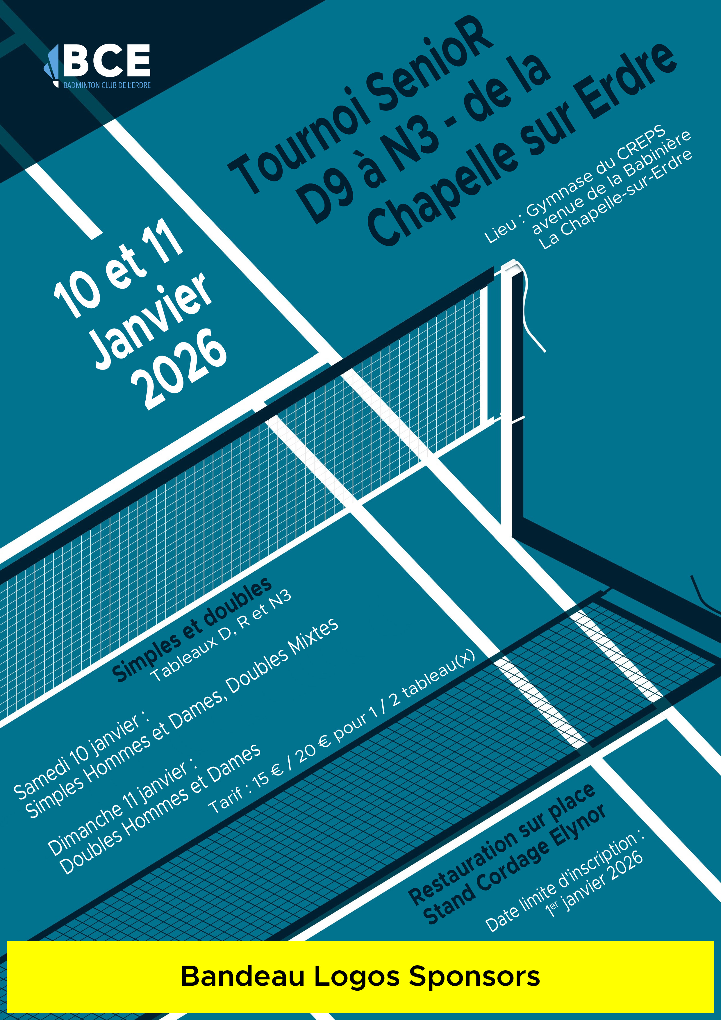 PDLL44-BCE-Tournoi Senior de La Chapelle sur Erdre